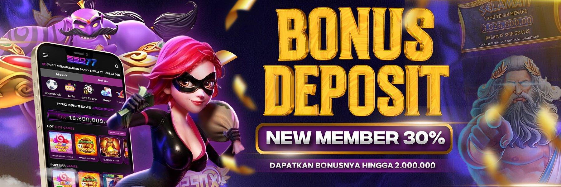 BONUS NEW MEMBER 30%